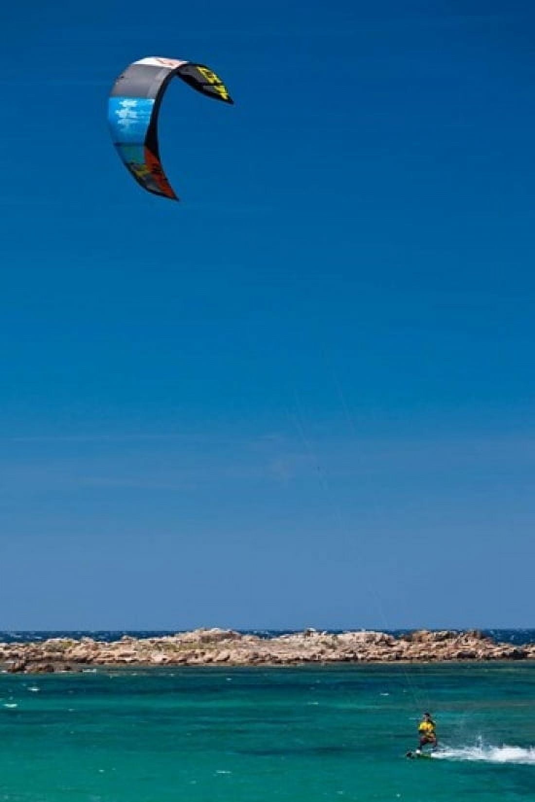 Kite Surfing in France Canvas Art - Walter Bibikow DanitaDelimont (24 x 36)
