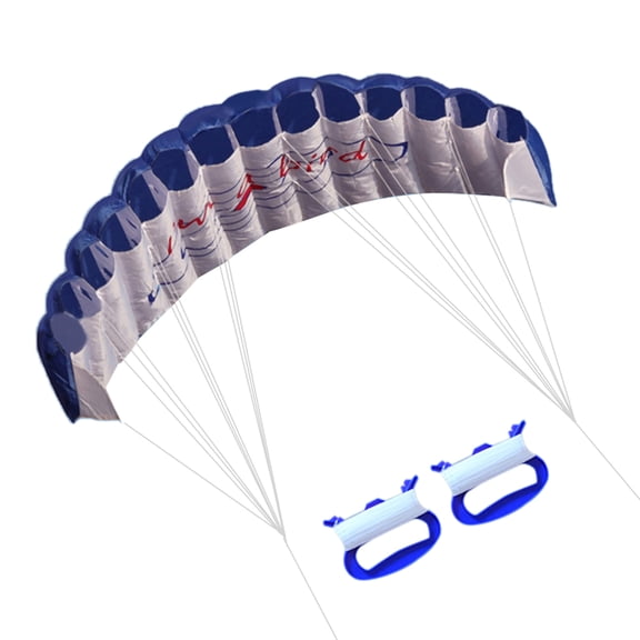 Kite with Flying Line Double 1.4m Colorful Double Flying Line Wing Kite Stunt Power Kite Soft Flying Kite Sports