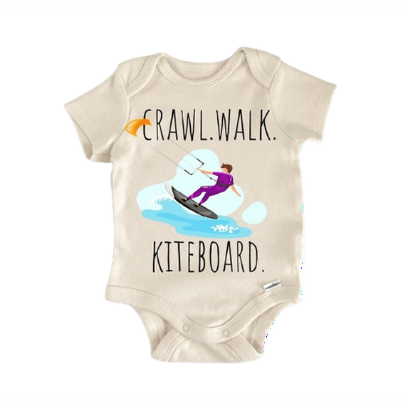 Kiteboard Water Sports Newborn Baby Bodysuit