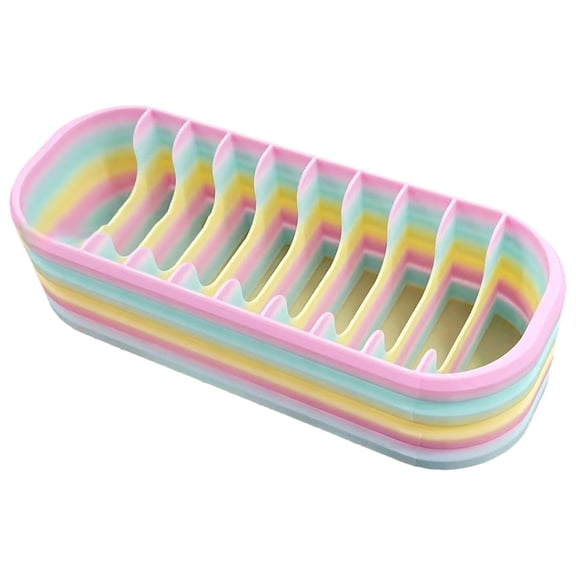 Kitecy 10 Compartment Diamond Art Storage Organizer for Diamond Art Painting Tools Barbecue Ingredient Package Storage Rack Portable Bead Organizer for Diamond Art Kits, Multicolor