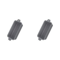 Kitecy 2PCS Grill Drip Pans for Smokeless Grilling,Reusable Grease Oil Tray with Side Rack,Easy Clean BBQ Accessories,Eco-Friendly Non-Stick Metal Tray,Grayx2