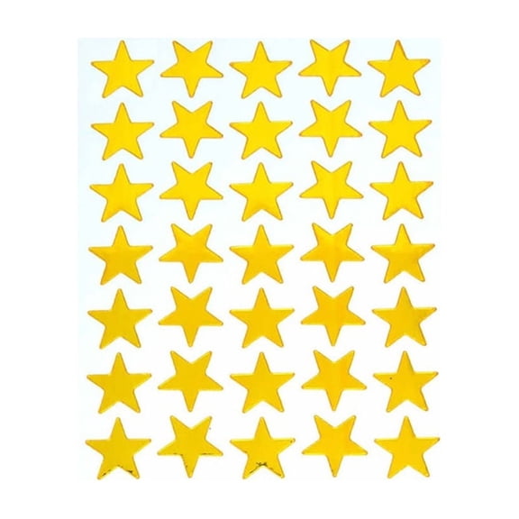 Kitecy 350 Pcs Gold Star Stickers Self Adhesive Metallic Glitter Foil Stickers Sparkly Star Sticker Reward Behavior Chart Labels for Home Office Decoration, Gold