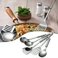 thumbnail image 1 of Kitecy 5PC Stainless Steel Kitchen Utensil Set,Spatula, Spoon & Cooking Tools,Silver,1PC, 1 of 7