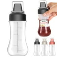 thumbnail image 1 of Kitecy Kitchen Dispensers 5-Hole No Drip Condiment Bottle Set Ketchup Mustard Oil Dispenser for Kitchen Cooking Salad Dressing , Condiment Bottles Cooking Tools, 1 of 9