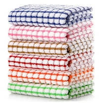 Kitecy Kitchen Linens Cotton Kitchen Dish Towel Cloth 16X25 Inch Absorbent Dishwashing Drying Rags Utensils Cleaning Washcloth , Dish Towels Cleaning Cloths