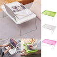 thumbnail image 1 of Kitecy Laptop Bed Table Bed Tray Table Laptop Stand Breakfast Desk Folding Portable Student Dormitory Sofa Multifunctional Lap Desk , Folding Study Desk Student Dormitory Table, 1 of 7