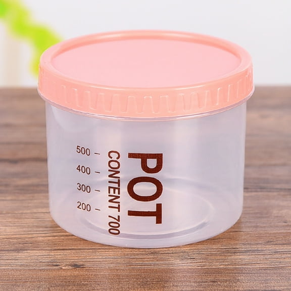 Kitecy Pink Airtight Food Storage Container - Sealable Plastic Jar for Kitchen Pantry Organization ,Ideal for Grains & Dry Foods,A,1PC