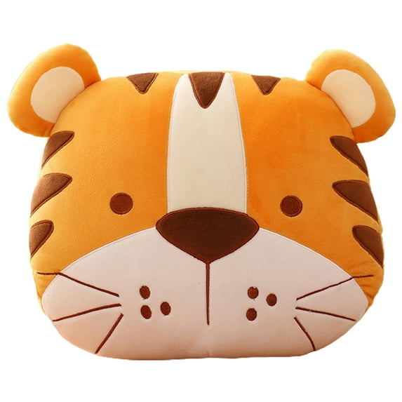 Kitem Plush Doll Adorable Decorative Fluffy Tiger Stuffed Animal Toy Christmas Gift