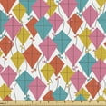 thumbnail image 1 of Ambesonne Kites Fabric by the Yard Upholstery, Cartoon Sky Ornament Pattern, 10 Yards, Multicolor, 1 of 4