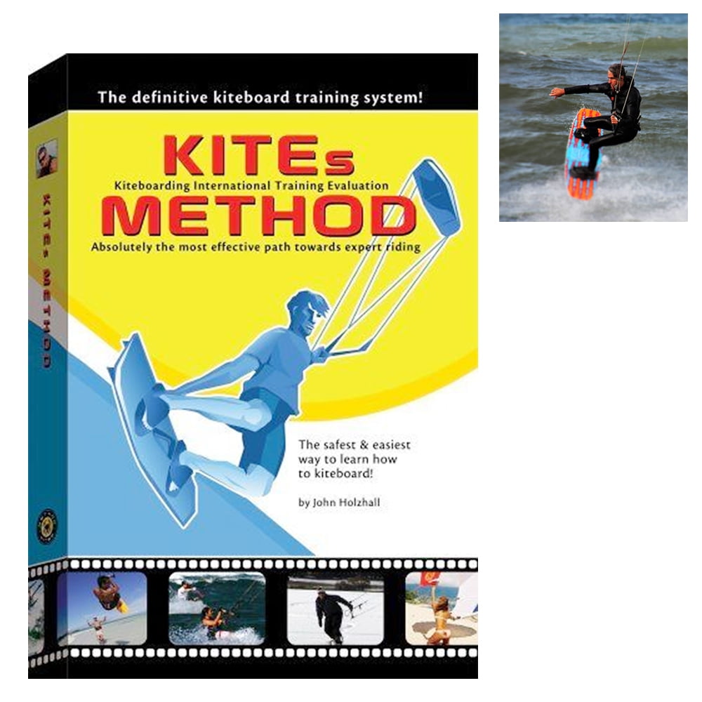 Kites Method Kiteboarding Book by John Holzhall Learn To Kiteboard Easy