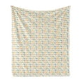 thumbnail image 1 of Kites Soft Flannel Fleece Throw Blanket, Repetitive Pattern of Various Shapes and Colors Outdoor Activity Fun Times Print, Cozy Plush for Indoor and Outdoor Use, 50" x 70", Multicolor, by Ambesonne, 1 of 5