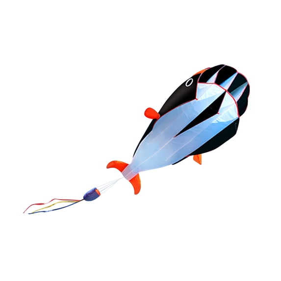 Kites for Kids Easy to Fly, TOUMENY Long Tail 157 Inches Soft Fabric Stunt Kite, No Assembly Portable Outdoor Toy for Kids Adults Beach Park, Black