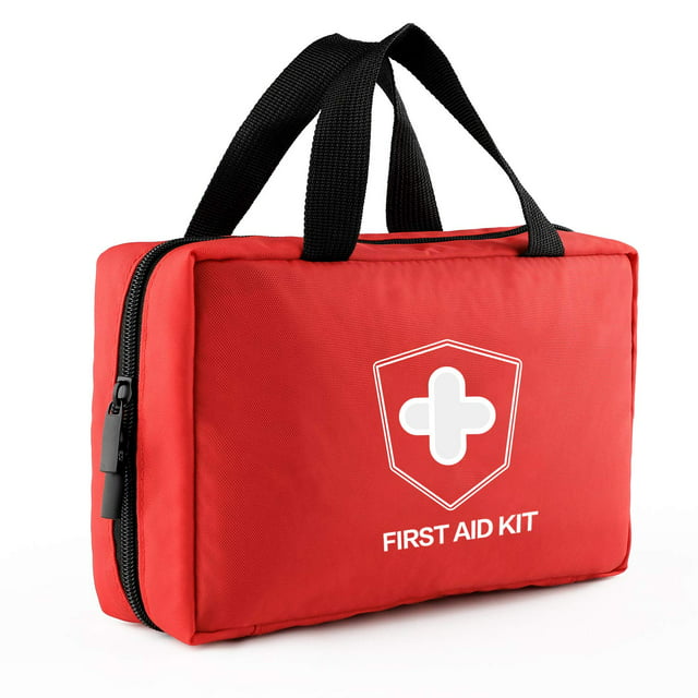 Kitgo First Aid Kit Medical Bag With 220 Pcs First Aid Supplies for ...