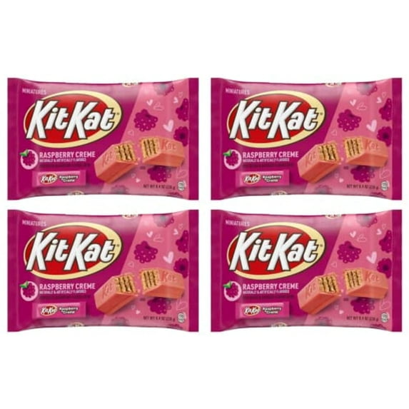 Kitkat Raspberry Creme Valentines Day 8.4 Oz (4 Pack) 33.6 Oz