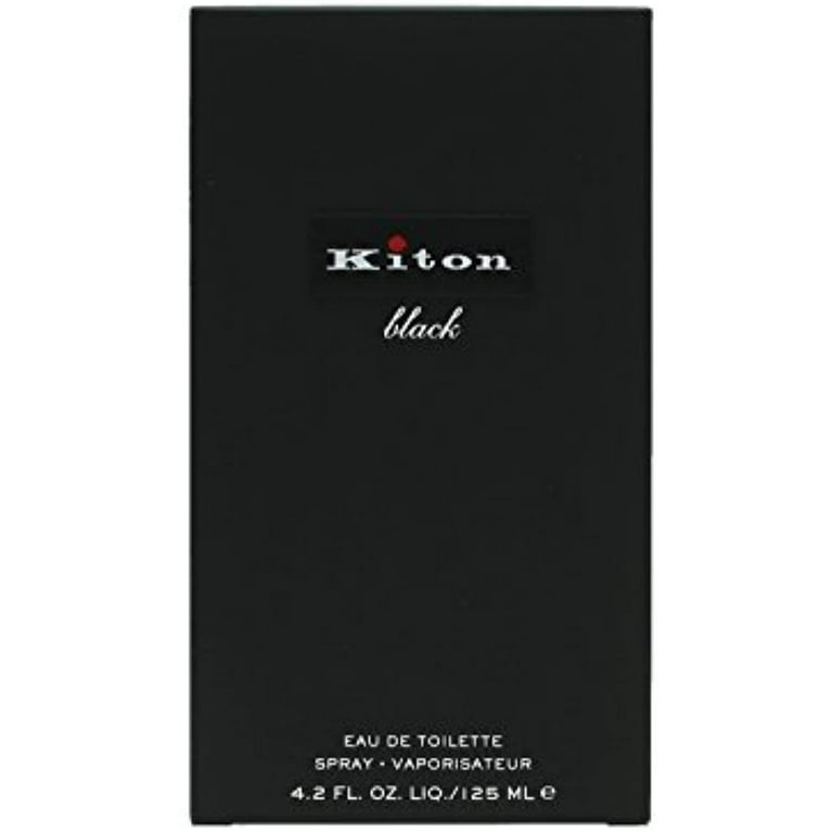 Kiton Black Eau De Toilette Spray for Men 4.2 oz Cologne - Walmart.com