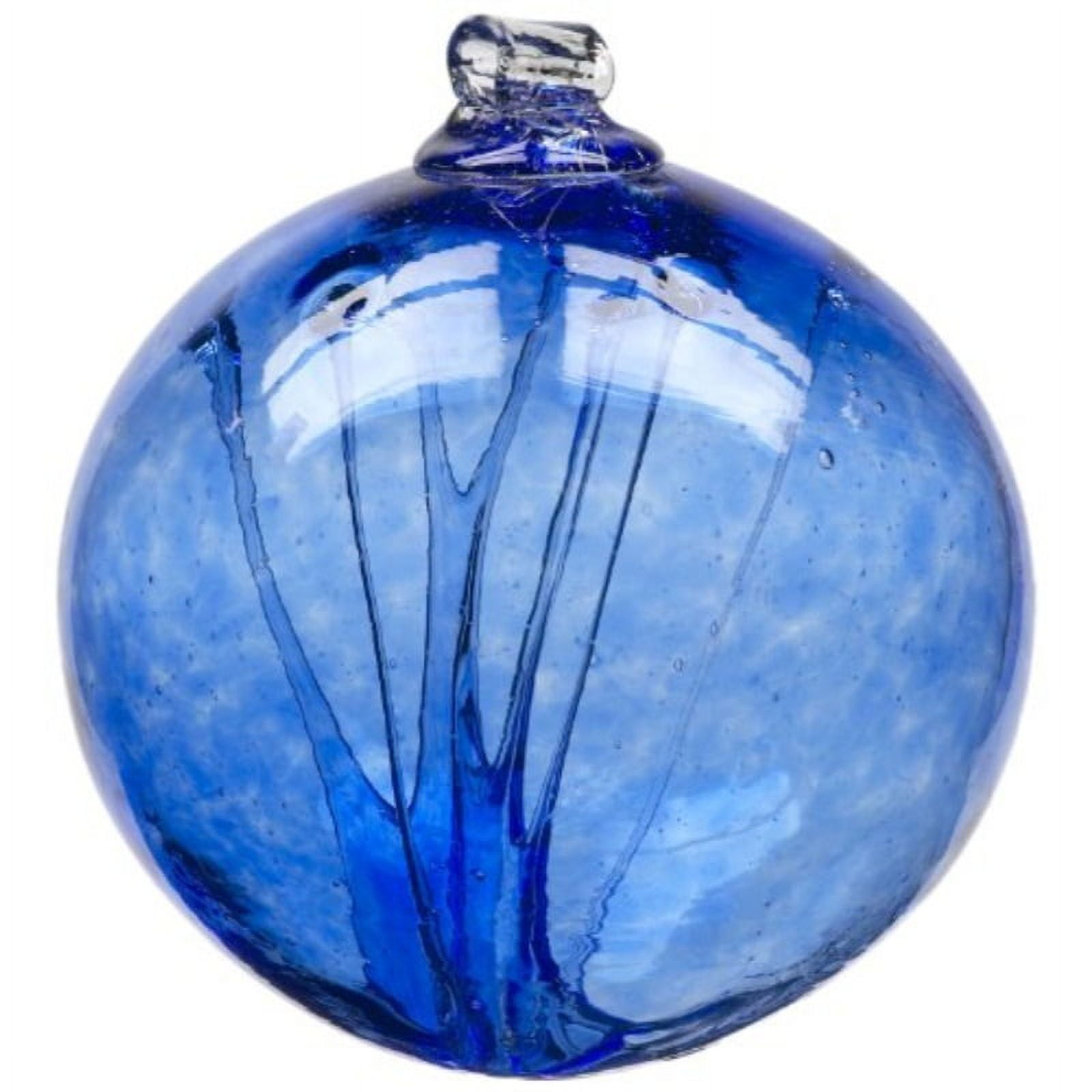 Kitras Art Glass 6in Cobalt Witch ball