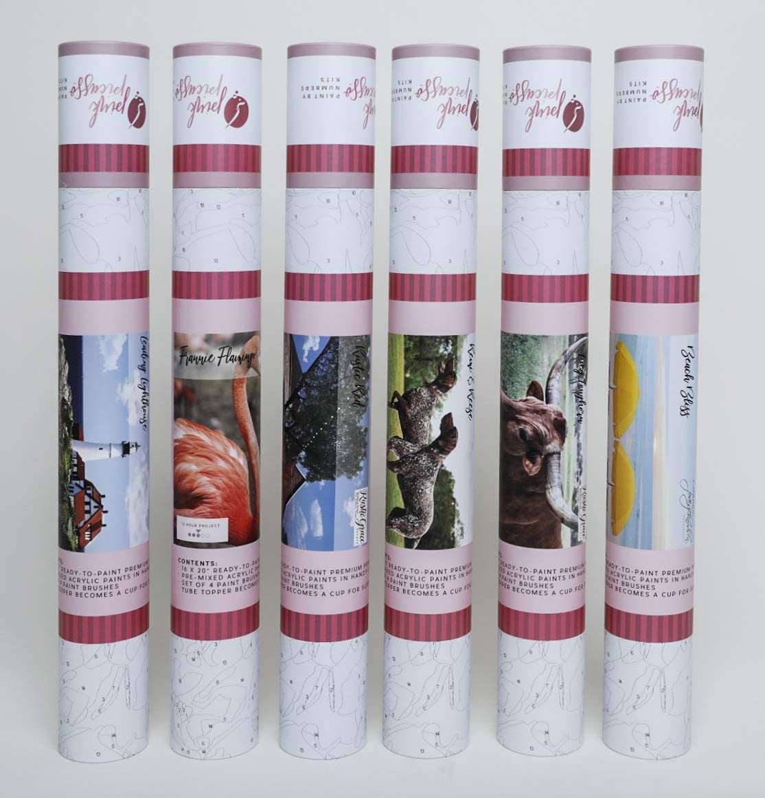 Kits Beach Scene DIY Canvas Paint by Numbers for Adults, 16x20 (Beach