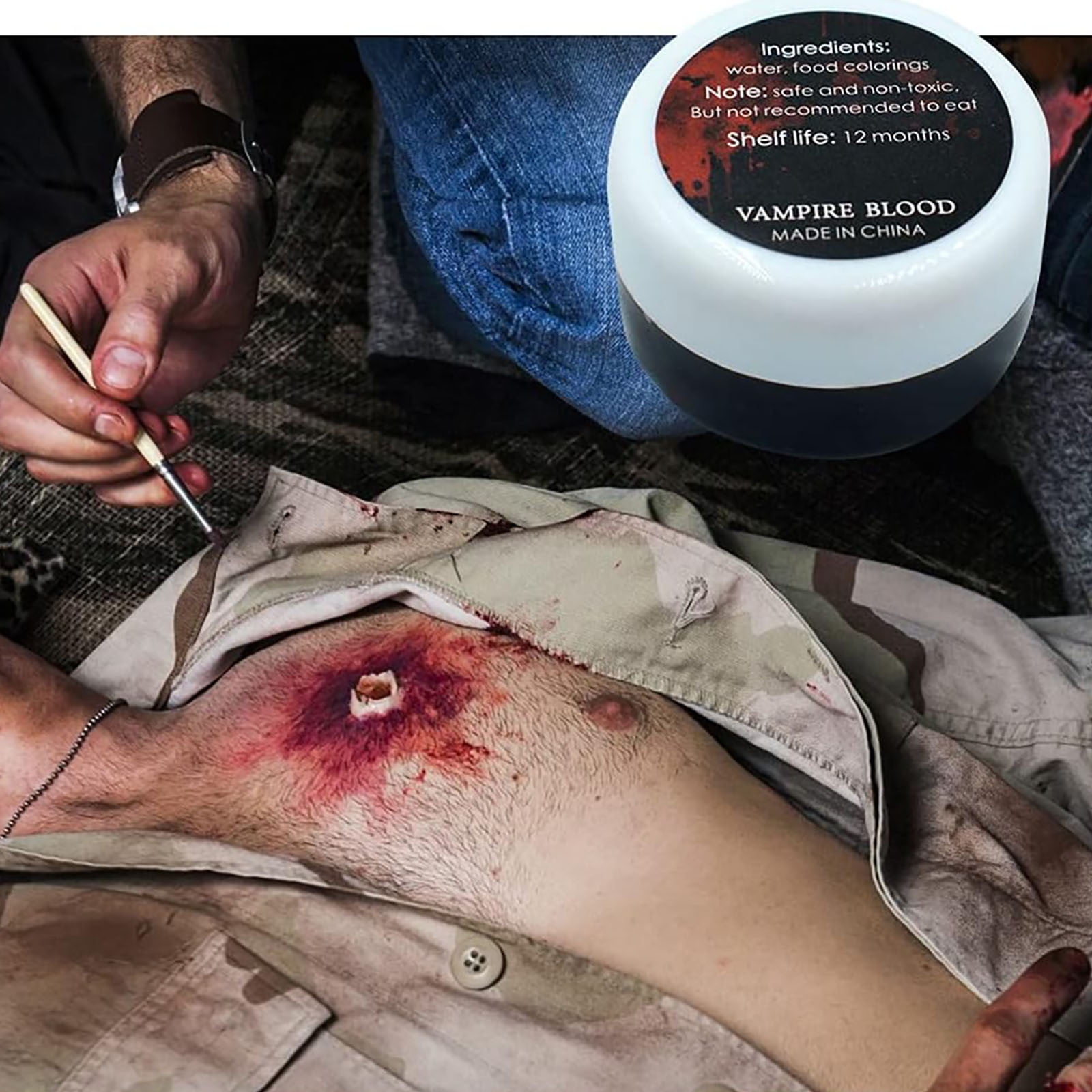 Kits for Boys Day of The Makeup Stencil Acrylic Polymer Dispersion