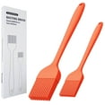 thumbnail image 1 of KitsKap Silicone Basting Brush 2 Pcs Pastry Brush for Oil, Grill Barbecue Sauce Baking , Orange, 1 of 5