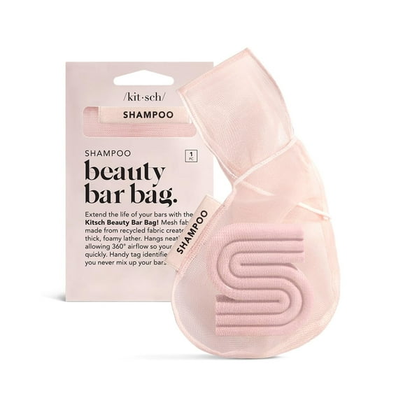 Kitsch Bottle-free Beauty Bar Shampoo Bag, Eco-Friendly, Unisex, 1 Piece