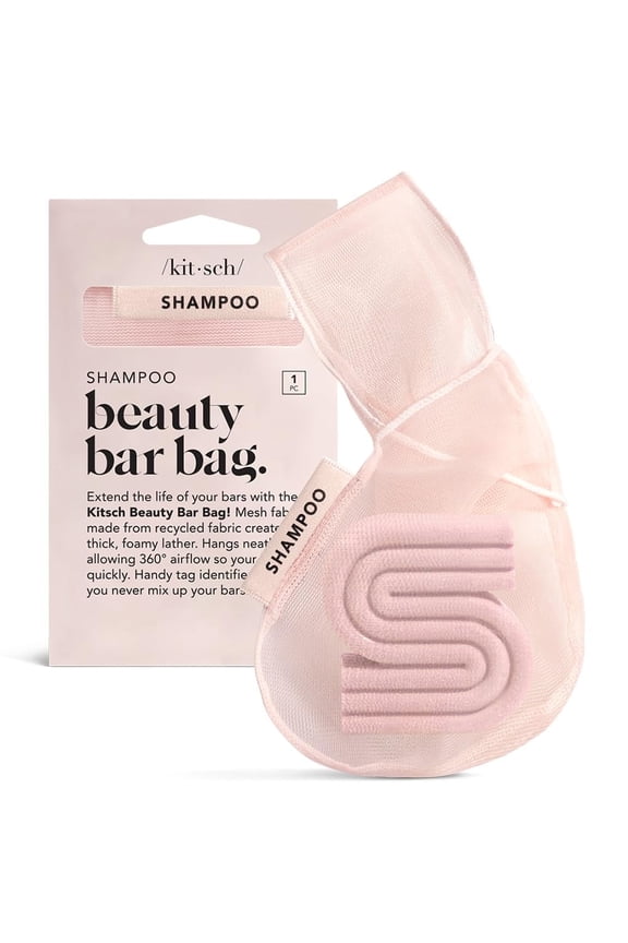 Bottle-free Beauty Bar Shampoo Bag, Eco-Friendly, Unisex, 1 Piece