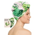 thumbnail image 1 of Kitsch Cleanse Ritual Microfiber Hair Towel Wrap, Palm Leaves, 1 Count, 1 of 9