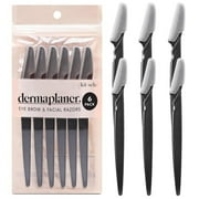Kitsch Dermaplaning Tool - Face Razors for Women and Men, Eyebrow Trimmer and Face Shaver, Facial Hair Removal, Facial Razors for Women and Men, Dermaplane Razor - 12pc, Terracotta