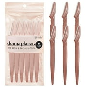 Kitsch Dermaplaning Tool - Face Razors for Women and Men, Eyebrow Trimmer and Face Shaver, Facial Hair Removal, Facial Razors for Women and Men, Dermaplane Razor - 12pc, Terracotta