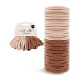 thumbnail image 1 of Kitsch Elastic Hair Ties, Beige, 20 ct, 1 of 13