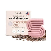 Kitsch Hair Growth Castor Oil Nourishing Shampoo Bar - Hydrates, Moisturizing, Softens & Strengthens