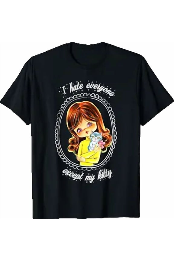 Kitsch. Kitty. Kitten. Crazy Cat Lady. Kitschy. Funny Cat T-Shirt