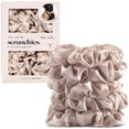 thumbnail image 1 of Kitsch Leopard Prints Satin Scrunchies for Women - No Crease, Frizz Control | Softer Than Silk Scrunchies Gentle On Hair Scrunchies for All Hair Types | Stylish Hair Accessories - 5pcs, 1 of 16