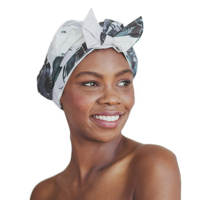 Kitsch Luxury Shower Cap for Women - Waterproof, Reusable Shower Caps  (Floral) 