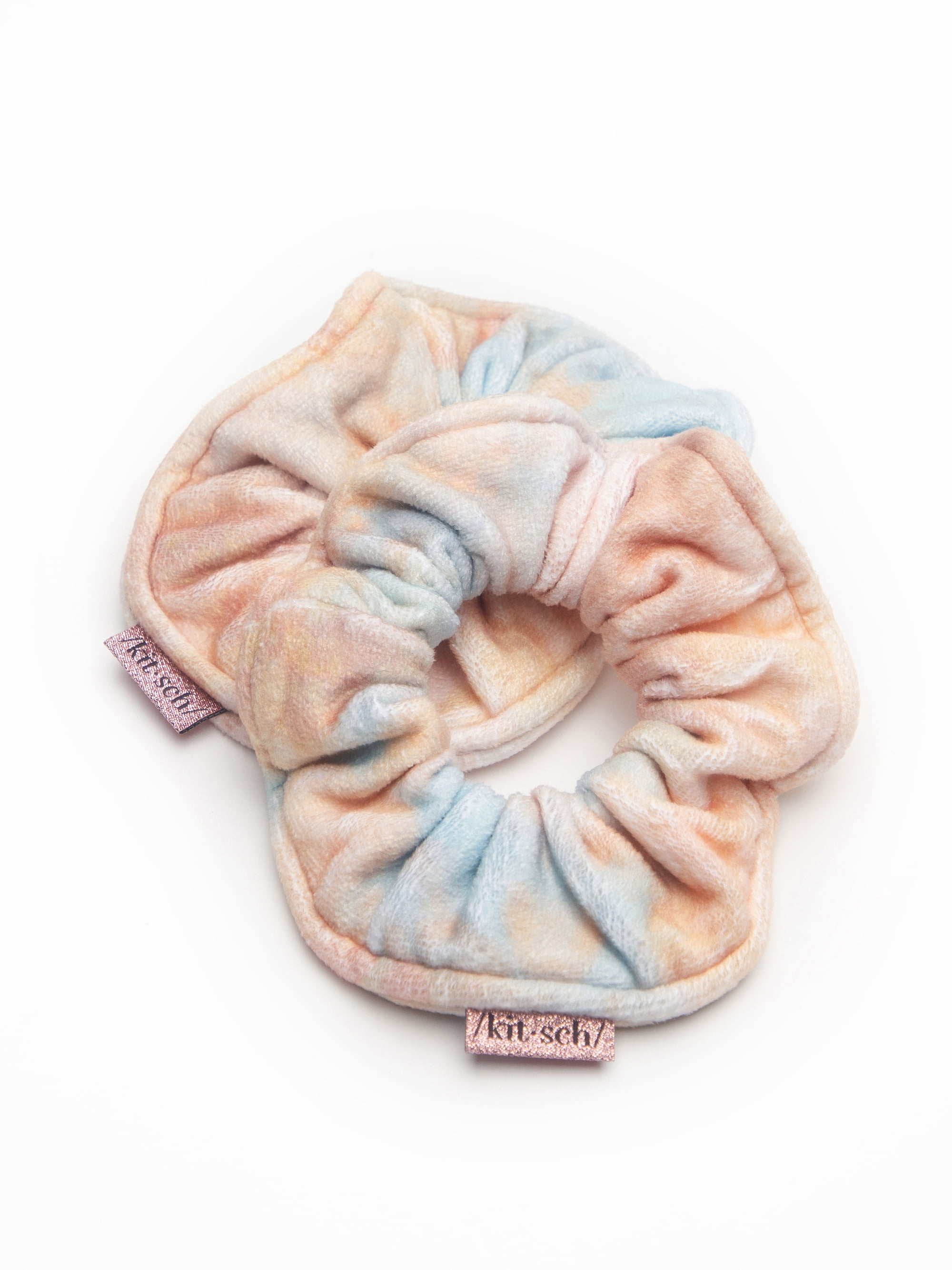 Kitsch Microfiber Scrunchies Sunset Tie Dye