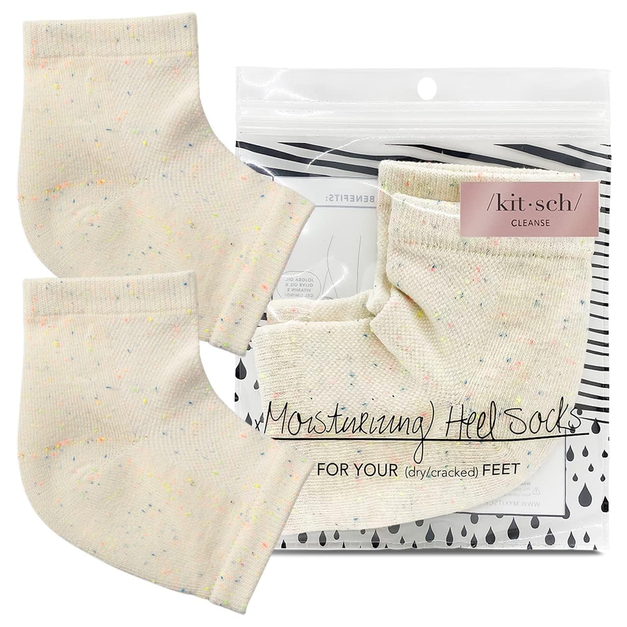 Kitsch Moisturizing Spa Socks Moisturizing for Heels & feet Female