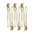 thumbnail image 1 of Kitsch Pro Open Shape Styling Clips, Salon Style for Women, 6 Count (Gold), 1 of 6