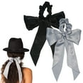 thumbnail image 1 of Kitsch Satin Hair Scrunchie, Black, 1 (1 Pack), 1 of 8