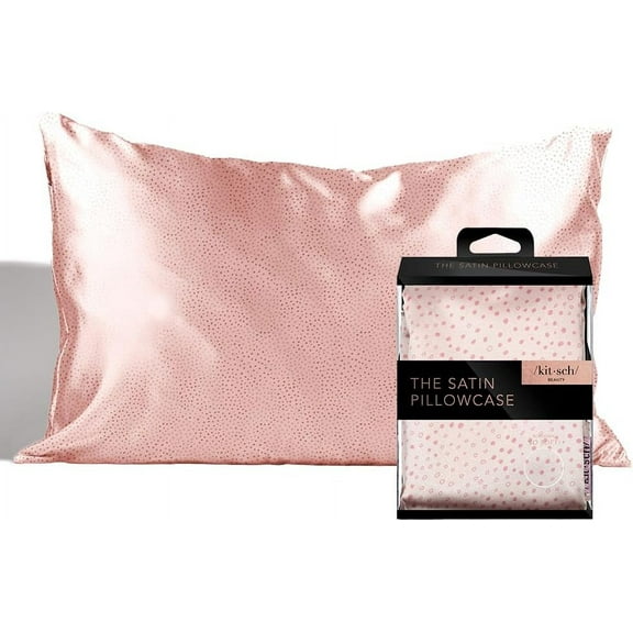 Kitsch Satin Pillowcase, 600 Thread Count, Standard Size, 1 Count