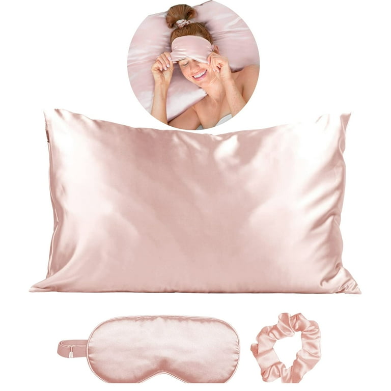 Sleep Mask Morning Glamour Satin Pillowcase Revitalize Your Skin