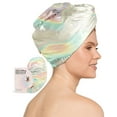 thumbnail image 1 of Kitsch Satin Wrapped Microfiber Hair Towel - Aura, 1 Count, 1 of 13
