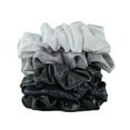 thumbnail image 1 of Kitsch Scrunchies, Metallic Gray Scrunchie Hair Tie, 5pc, 1 of 8
