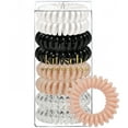thumbnail image 1 of Kitsch Spiral Hair Ties, Coiled Hair Ties, Phone Cord Ponytail Holder, 8 Pcs, Rituals, 1 of 10