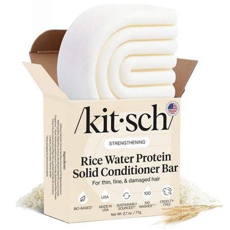 Kitsch Strengthening Solid Conditioner Bar with Rice Water Protein, 2.82 oz