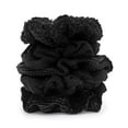 thumbnail image 1 of Kitsch Ultra Textured Scrunchies, Hair Scrunchies, Ponytail, 5 Pack (Black), 1 of 9