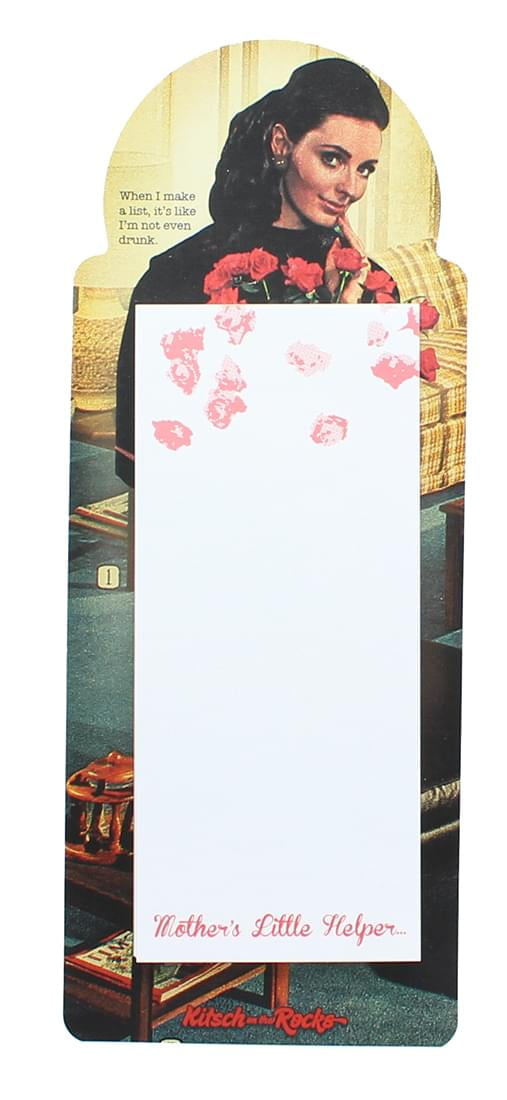 CROWDED COOP Kitsch on the Rocks Mother's Little Helper Notepad