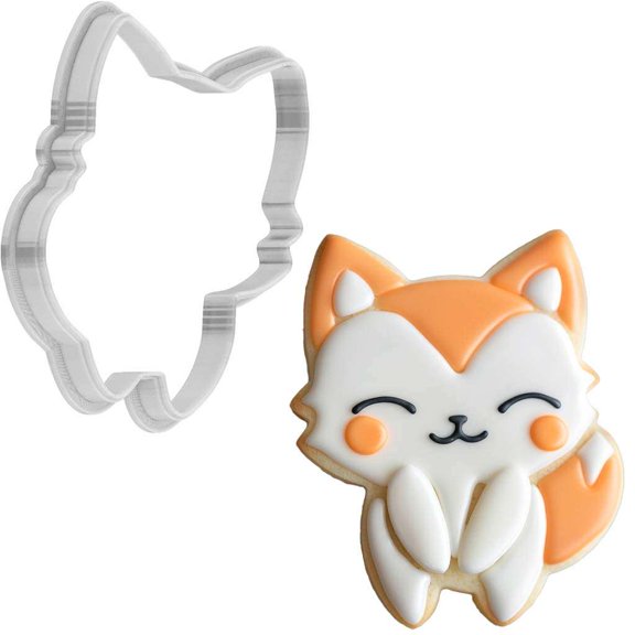 Kitsune Cookie Cutter 4 Inch Made in USA by WONDERTORY