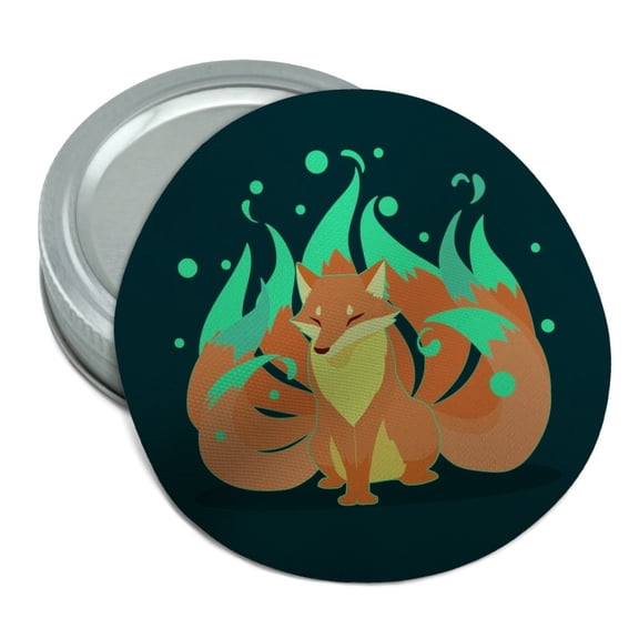 Kitsune Nine-Tailed Fox Round Rubber Non-Slip Jar Gripper Lid Opener