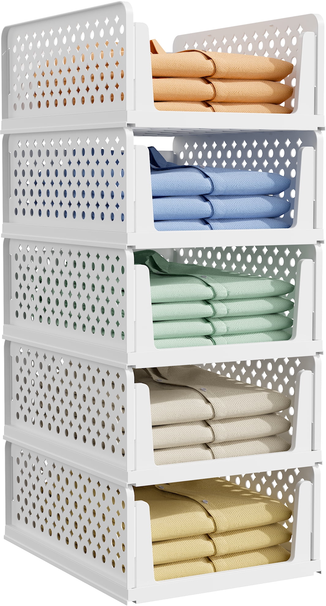 Kitsure Closet Organizers and Storage - Stackable Storage Drawers ...
