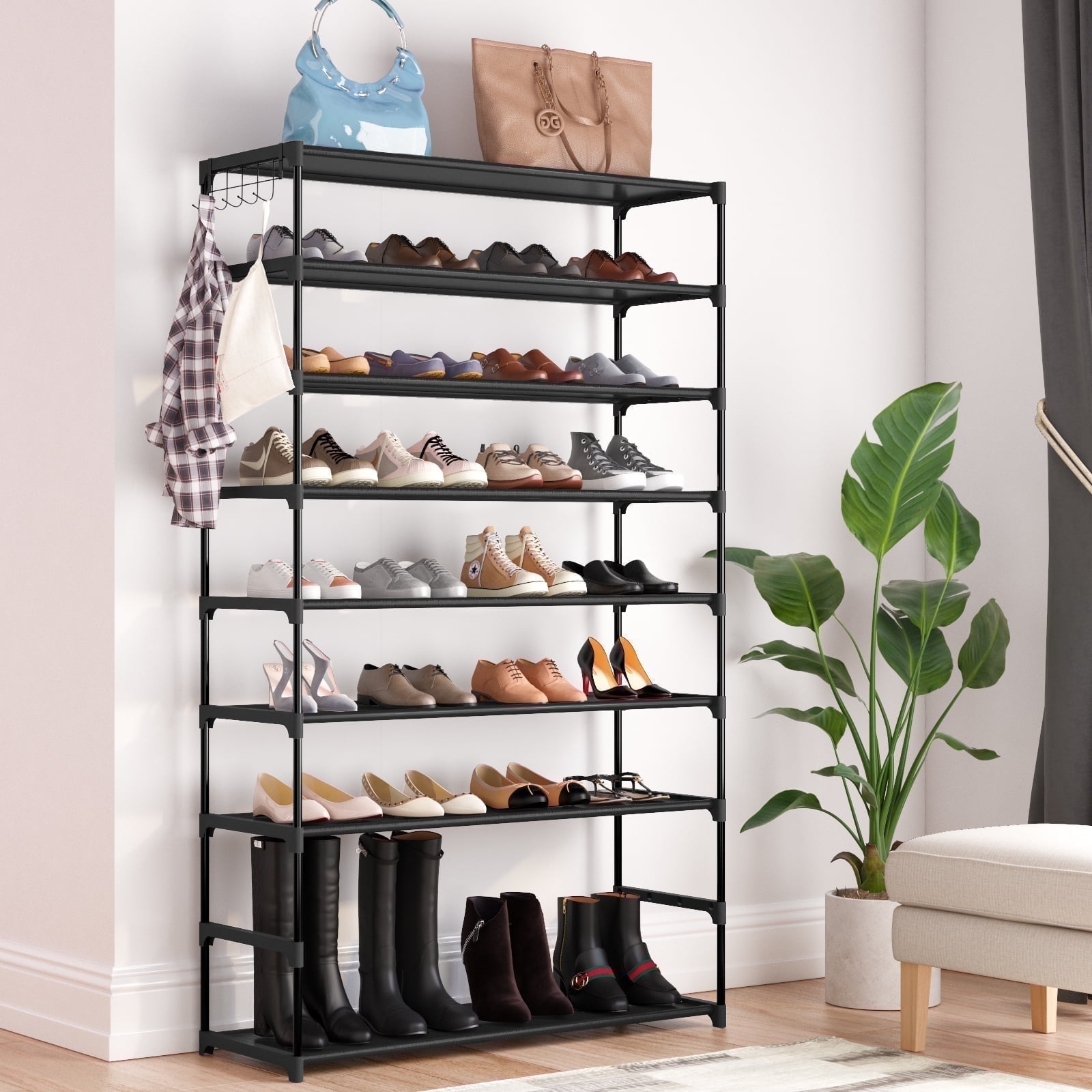 Whitmor 12-Tier Over the Door Mesh Shoe Rack - 36 Pair