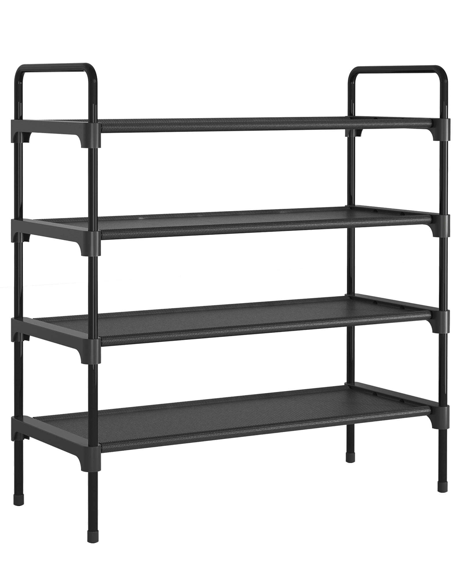 Kitsure 4-Tier Shoe Rack for Closet, Sturdy Shoe Organizer, 27.6